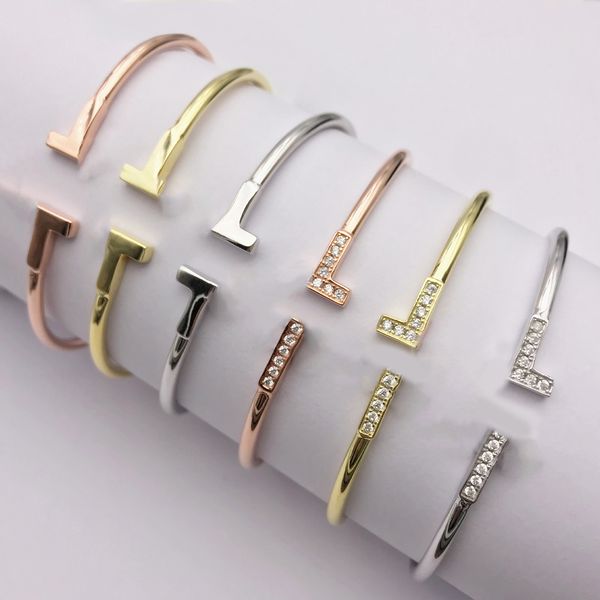 

men bracelet woman bangle luxurys designers bracelet women charm bracelet trend fashion studded with diamonds coil bracelets boutique gift t, Black
