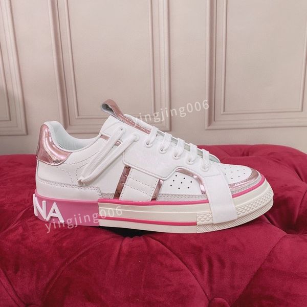 

2023new fashion brand quality casual shoes leather lace-up sneaker fashion lady flat running trainers letters women gym sneakers, Black