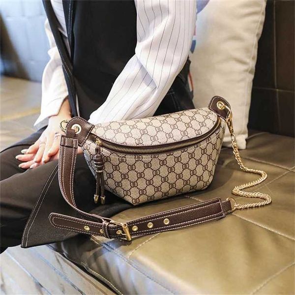 

designer bag small bag women's 2023 new fashion network red fashion waistpack ins super fire bag versatile chest bag women's cross