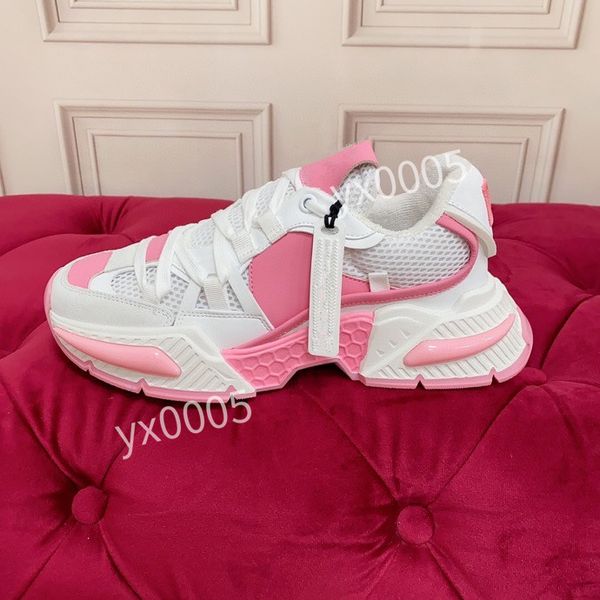 

new designer womans shoe leather lace up men fashion platform sneakers white black mens womens luxury casual shoes