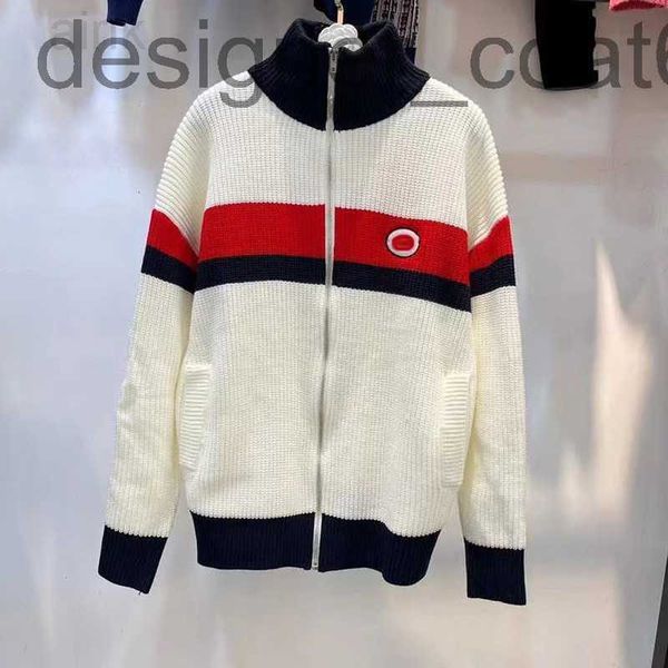 

men's sweaters designer2022 men's designer sweaters casual knit contrast color long sleeve autumn fashion wear classic ladies pull, White;black