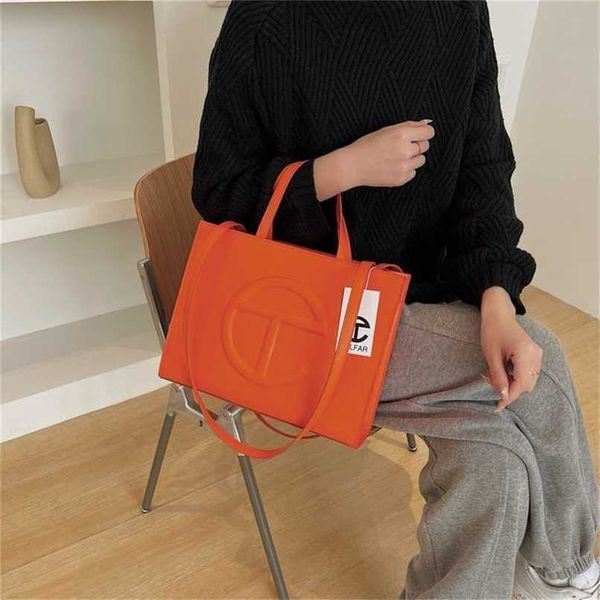 

designer bag women's bag 2023 new simple high capacity handbag bag fashion candy color one shoulder crossbody bag factory outlet