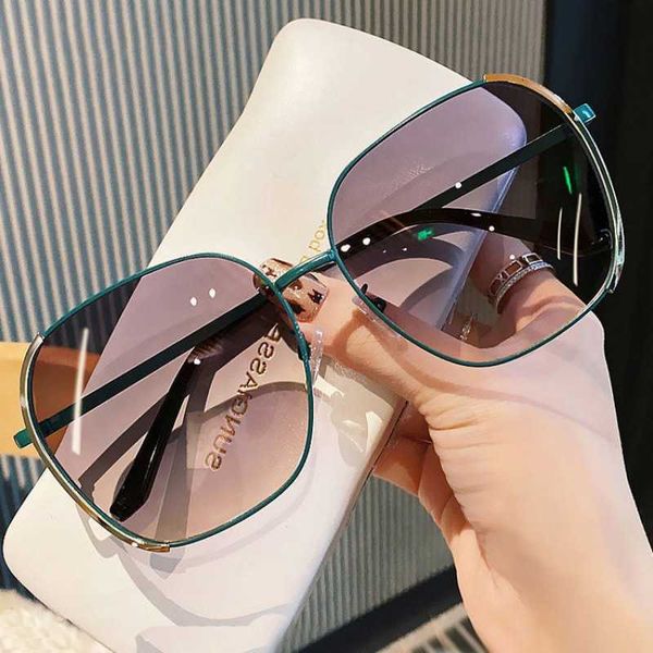 

fashion half-frame sunglasses sunglasses for men and women 2022 new style feeling slim sunlight resistant driving trendytndz, White;black