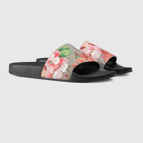

slipper summer ggity tiger men flat bee designer print snake slide wide sandal slipper women size 35-45, Black
