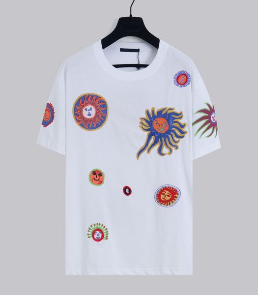 

men's plus tees & polos round neck embroidered and printed polar style summer wear with street pure cotton 21e2d, Black;brown
