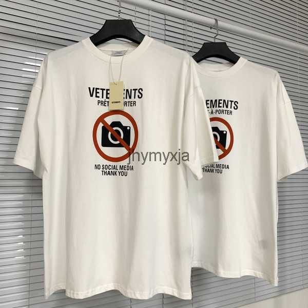 

21ss europe france vetements shop no social media antisocial embroidery tshirt fashion mens t shirts women clothes casual cotton tee 1 ac8i, White;black