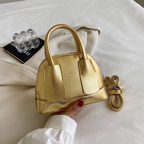 

evening bags luxury style handle leather small crossbody with short for women 2023 design brand shell bag handbags 230424