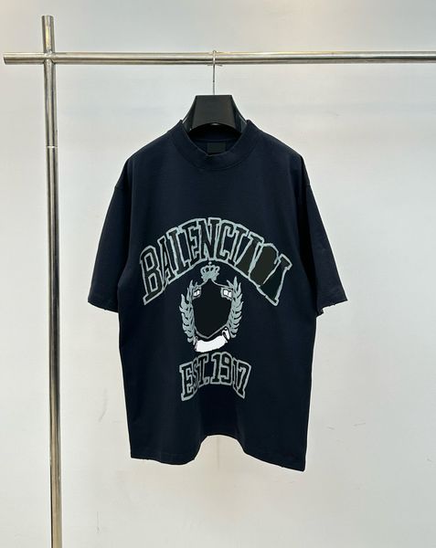 

Mens Oversize tops Polos Crew Neck embroider or printing Polar Style Summer Wear with Street Pure Cotton 1NST