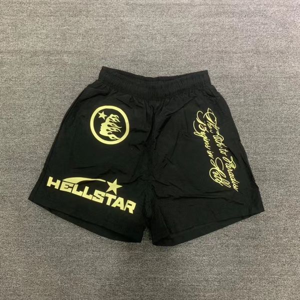 

hellstar studios x4 shorts ins high street shorts swimwear womens beach short luxury embroideried label quick-drying with mesh breathable sp
