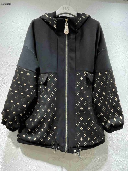 

Designer Ladies New Overcoat Long Sleeved Fashion Women High Quality Geometric Printed Zipper Girl Jacket Nov25, #1