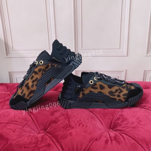 

2023fashion quality casual shoes leather lace-up sneaker fashion lady flat running trainers letters womens gym sneakers, Black