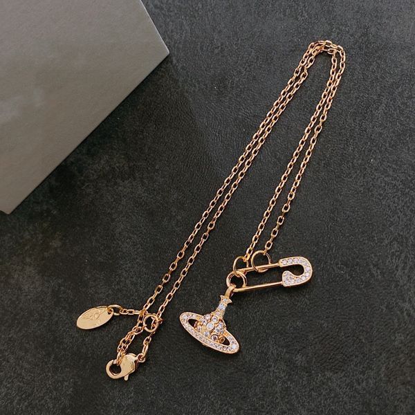

designer pendant necklaces letter vivian chokers luxury women fashion jewelry metal pearl necklace cjeweler westwood fgdf, Silver