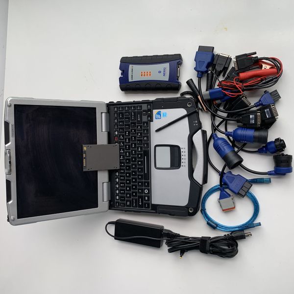 

nexiq2 usb bluetooth diesel truck diagnostic tool with cf31 i5 lapobd fault diagnostics detector