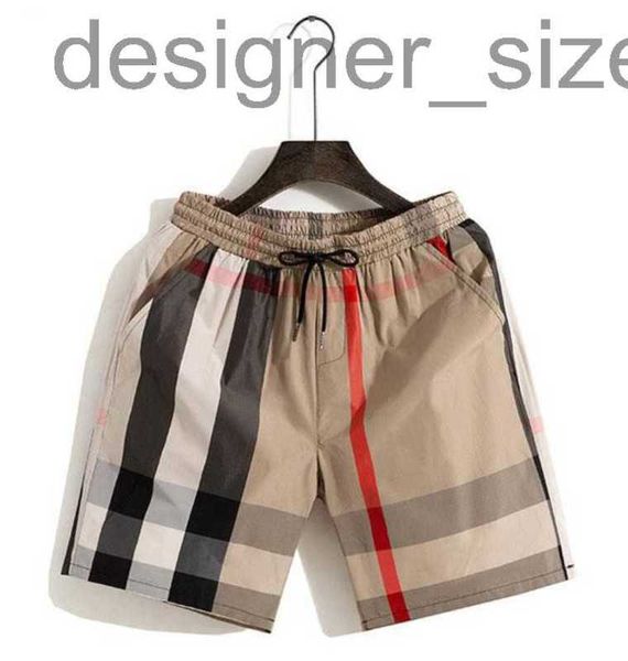 

men's shorts designerdesigner men's shorts beach pants european and american brand trend classic simple checkered loose large size, White;black