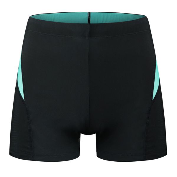 

summer men sport polyester boxers color matching outdoor swim shorts, White;black