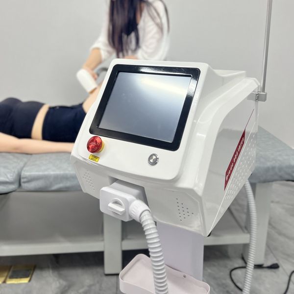 

laser beauty machine 808nm wavelength 2000w diode laser hair removal epilator cooling head painless epilation facial body hair