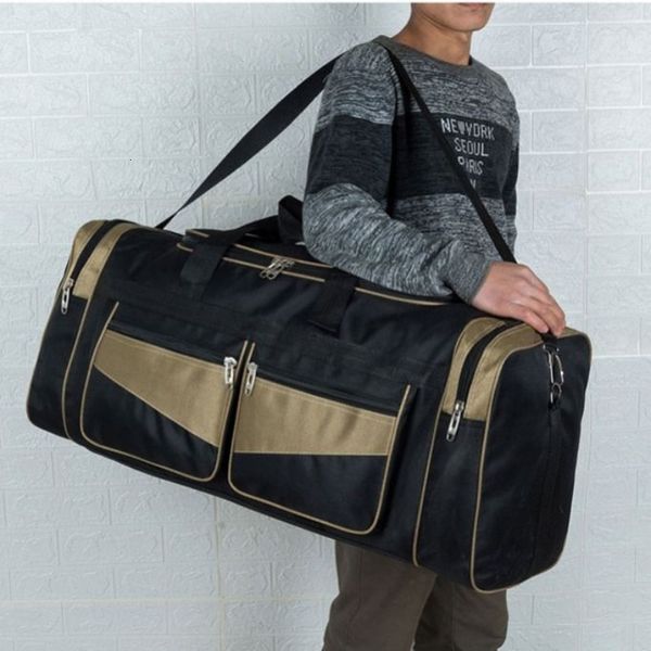 

evening bags large capacity men's travel waterproof big duffle for women oxford weekend trip hand luggage packing storage e696 230424