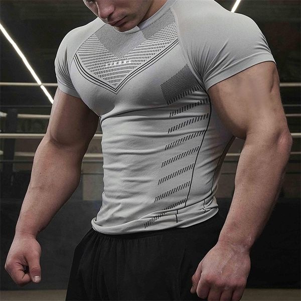 

men's t-shirts y2k men's summer gym fitness quick drying short sleeve large t-shirt men's sports running t-shirt 230425, White;black