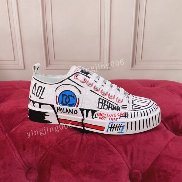 

new women brand designer quality casual shoes travel leather lace-up sneaker fashion lady flat running trainers letters men gym sneakers2023, Black