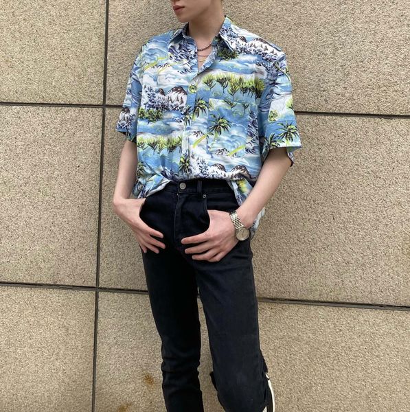 

welfare slp style wave shirt pistol shirt skull shirt high street star same long sleeve shirt, White;black