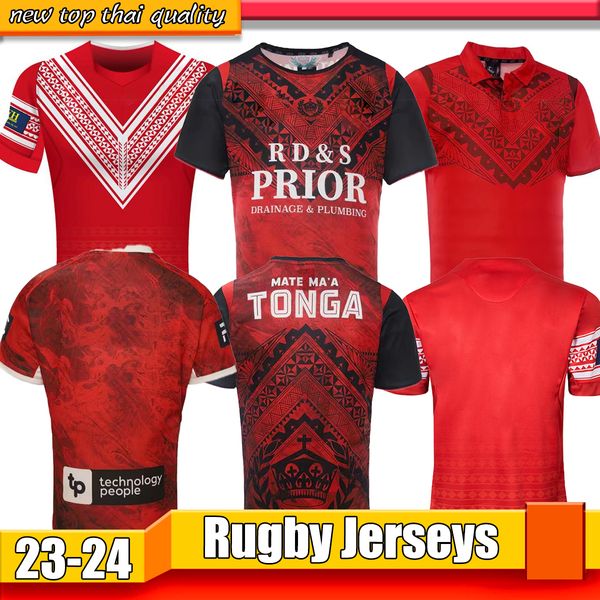 

2023 tonga rugby jerseys new rugby jersey shirt 21 22 home away red and white kit maillot camiseta maglia vest world cup s-3xl rugby camiset, Black;gray