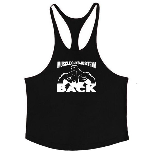 

mens tank mens printed breathable cool vest running shirt cotton tees bodybuilding singlet fitness sleeveless 230425, White;black