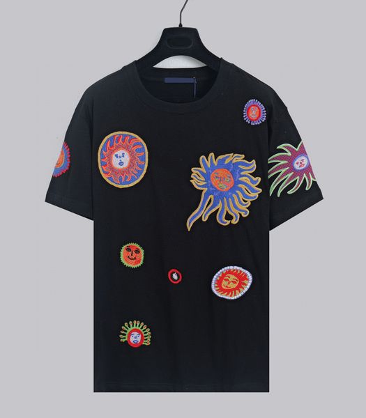 

men's plus tees polos round neck embroidered and printed polar style summer wear with street pure cotton vfe23, Black;brown