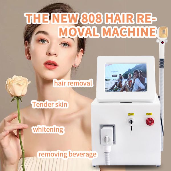 

2023 factory price diode laser machine 3 wave hair removal carbon laser with speed of small handle