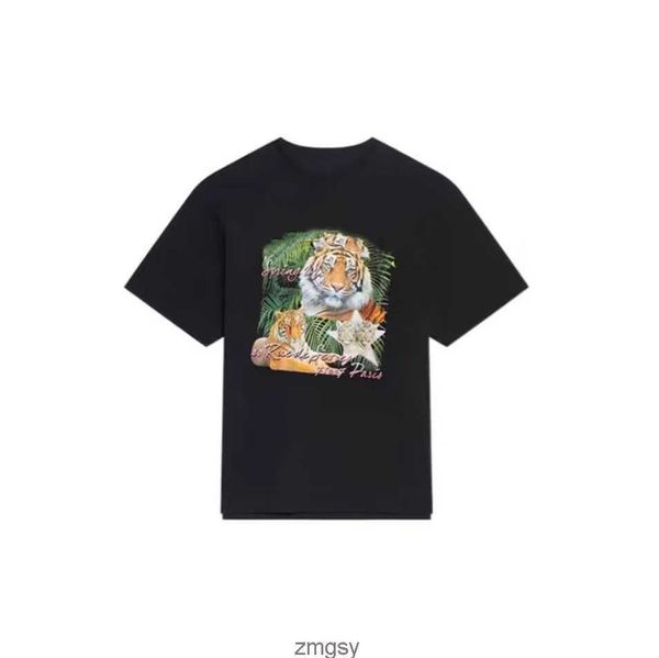 

cotton poly cotton t shirts brushed mens womens letter animal print round neck double sided short slee 9w1v, White;black