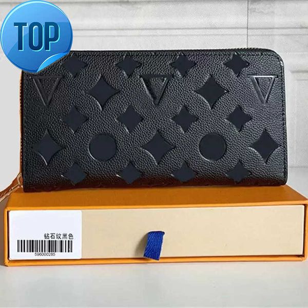 

wallets fashion black empreinte women clutch lady ladies long wallet pu leather single zipper wallets classical corn purse card hol, Red;black