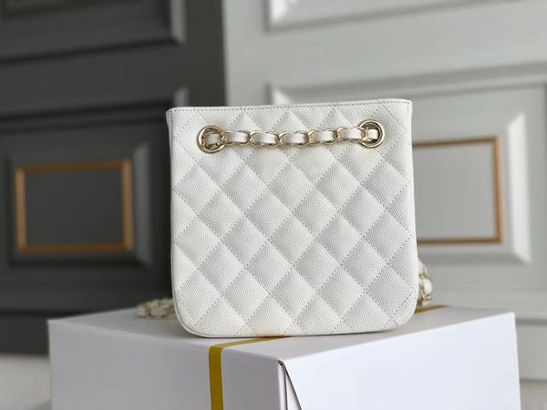 

10a mirror brand chain bag caviar shoulder bag messenger bag handbag with box.