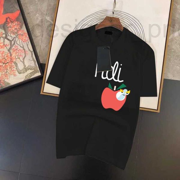 

men's t-shirts designer summer pullover t shirt apple print tee tshirt men women oversize sweatshirt luxury short sleeve bgs0, White;black