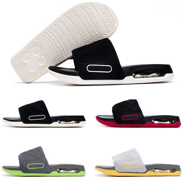 

designer cirro men women slippers sandals slides slip-on flip flops black metallic silver university red dark grey white volt orange mens sl