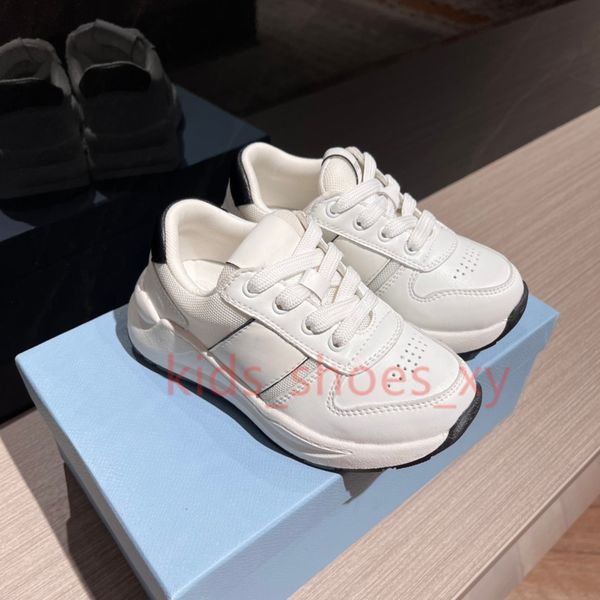 

luxury brand designer kids toddler shoes baby walkers latest leather outdoor athletic casual shoes, Black