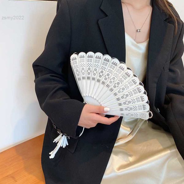 

totes brand fan-shaped shoulder bag for women hollow evening bag fashion purse and handbag designer crossbody bag cute satchel clutch