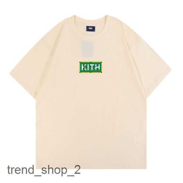 

2023 kith 23ss designer t shir shir european american vinage shor sleeves men women summer shirs high qualiy tshir us size 7 9rzh, White;black