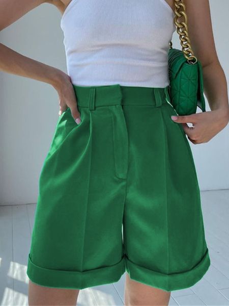 

women's shorts women's summer shorts cotton high waist casual women's loose shorts zipper solid street streetwear sports fash, White;black