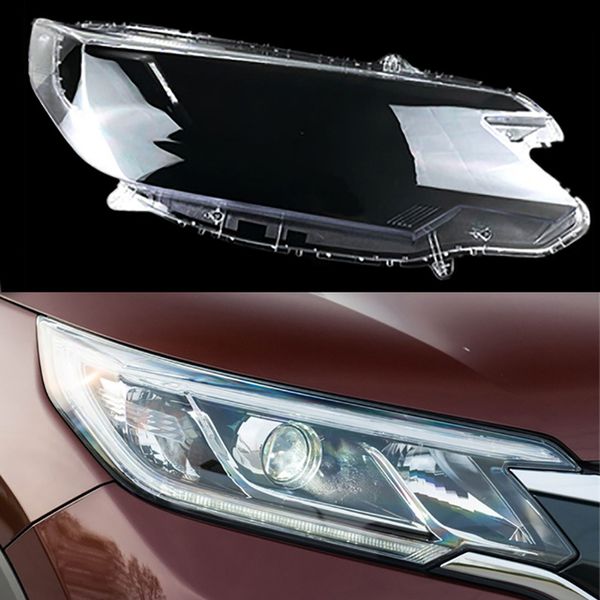 

headlamp case for honda crv 2015 2016 car front glass headlight cover head light lens caps lamp replace original lampshade shell