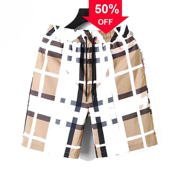 

mens summer designer shorts fashion loose swimming suits womens streetwear clothing quick drying swimwear letters printed board beach pants, White;black