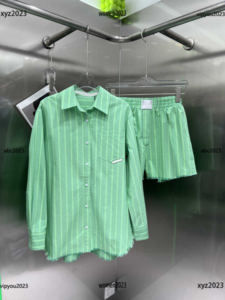 

tracksuits women summer fashion shirt sets shorts suits 2pcs long sleeved lapel and shorts new arrival, Gray