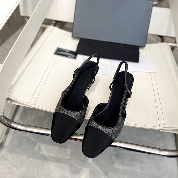 

designer women's lace-up leather high heels senior dinner sandals everything goes with fashion flat heels, Black