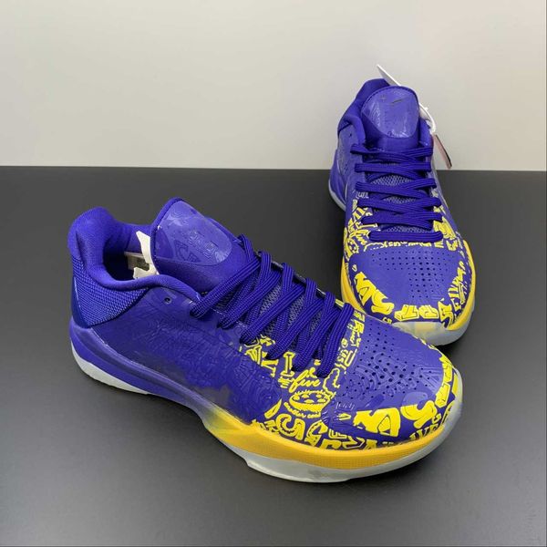 

basketball shoes k5 protro 5 rings purple gold og designer sneakers with original box