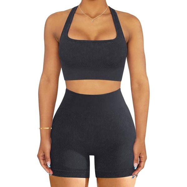 

amazon selling item, girls' yoga fitness suit, slimming exercise set