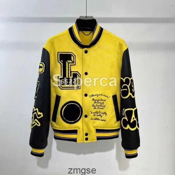 

coat flocking leather sleeves uniform baseball fashion jacket single breasted warm jackets couples women men varsity coats men's design, Black;brown