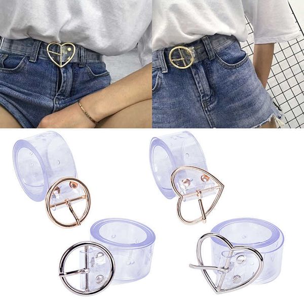 

belts wanita panjang transparan sabuk jantung pin gesper pinggang perempuan sabuk pinggang hadiah w0424, Black;brown