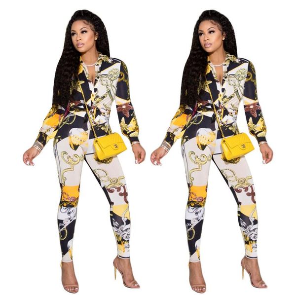 

zipper two piece pants tracksuit women outfits fashion printed zipper jacket and sweatpants sets, White