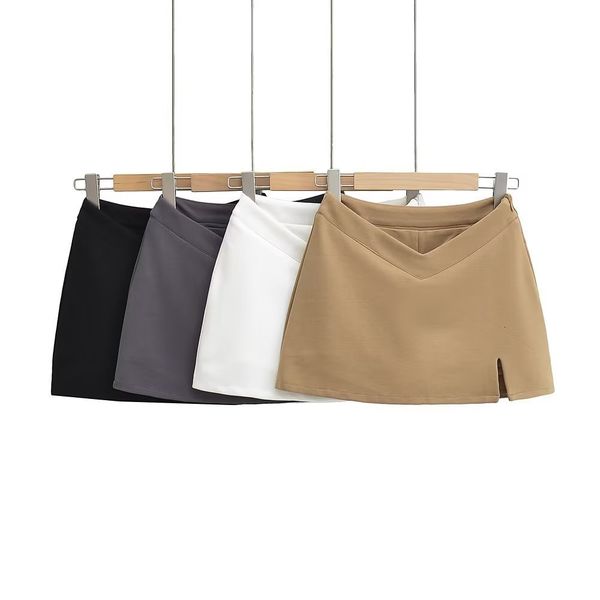 

skirts 2023 02 spring summer women female polyester brand skirt 230424, Black