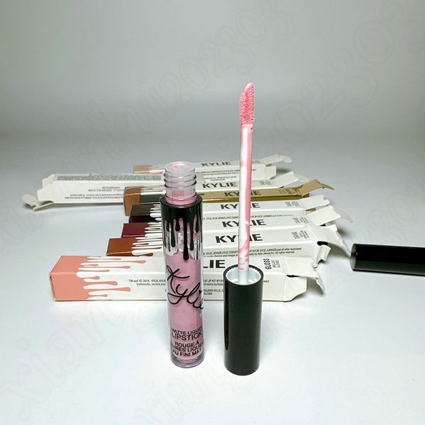 

kylie jenner so cute makeup lip gloss nude glitter lip gloss liquid lipstick matte waterproof lipgloss 8 colors lipstick