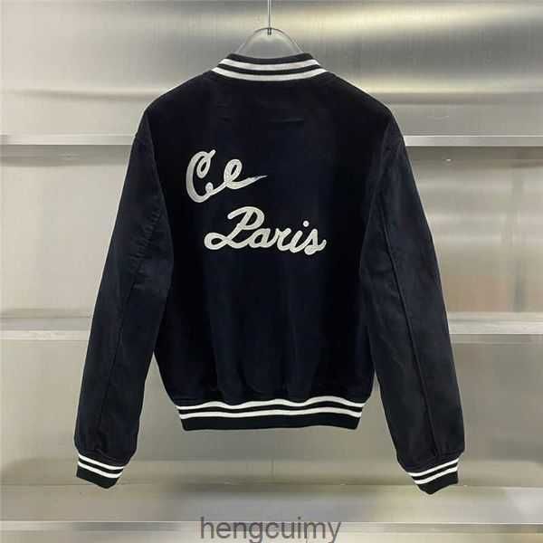 

wool luxury jacket ce cardigan mens coat designer baseball jackets men women embroidery stitch sportswear us size 7rms, Black;brown