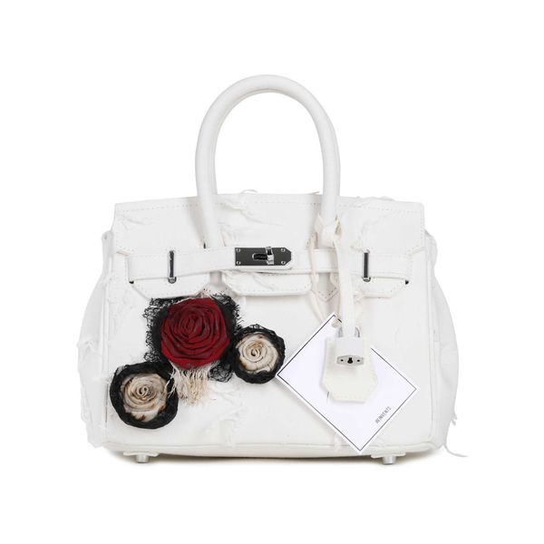 

h birkins erms designer handmade handbag dark rose travel fashionqq